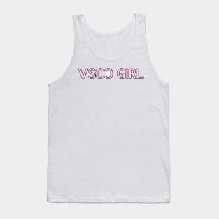 VSCO GIRL (pink) Tank Top